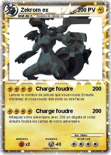 Pokemon Zekrom ex