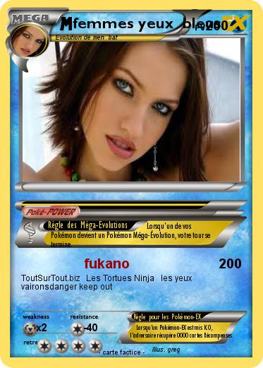 Pokemon femmes yeux  bleus