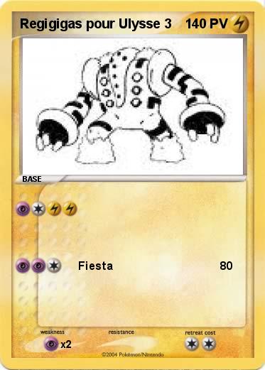 Pokemon Regigigas pour Ulysse 3