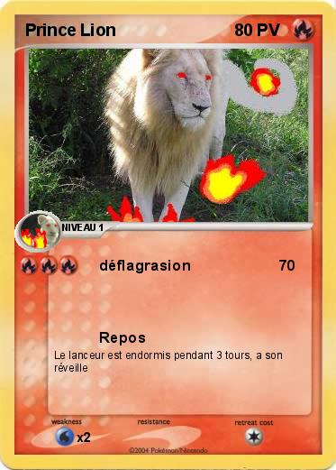 Pokemon Prince Lion