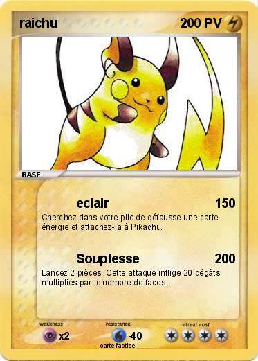 Pokemon raichu