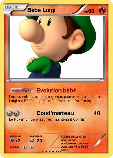 Pokemon Bébé Luigi