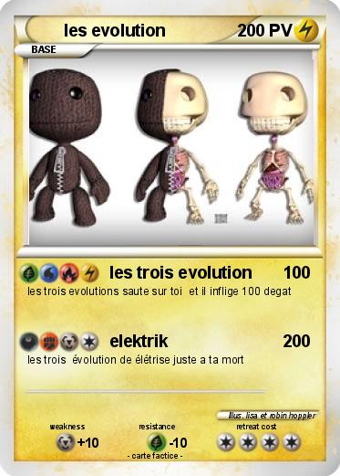 Pokemon les evolution