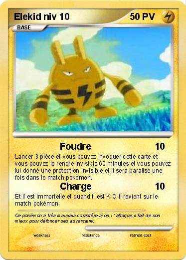 Pokemon Elekid niv 10