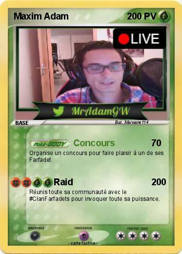 Pokemon Maxim Adam