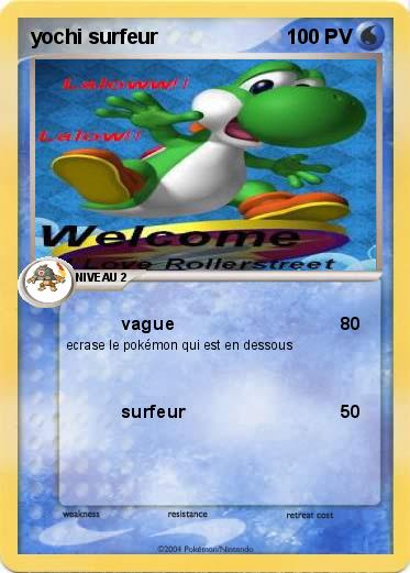 Pokemon yochi surfeur