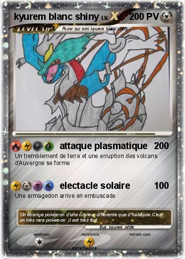 Pokemon kyurem blanc shiny