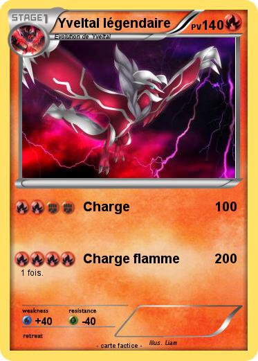 Pokemon Yveltal légendaire