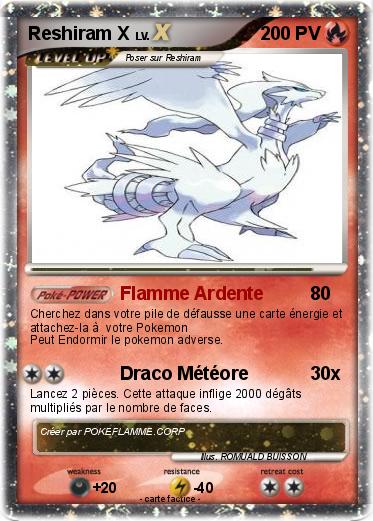 Pokemon Reshiram X