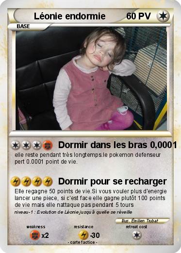 Pokemon Léonie endormie