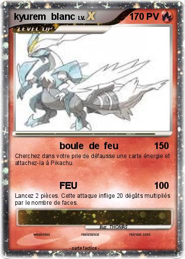 Pokemon kyurem  blanc