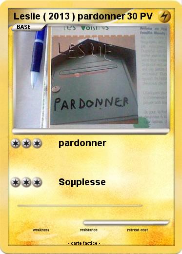 Pokemon Leslie ( 2013 ) pardonner