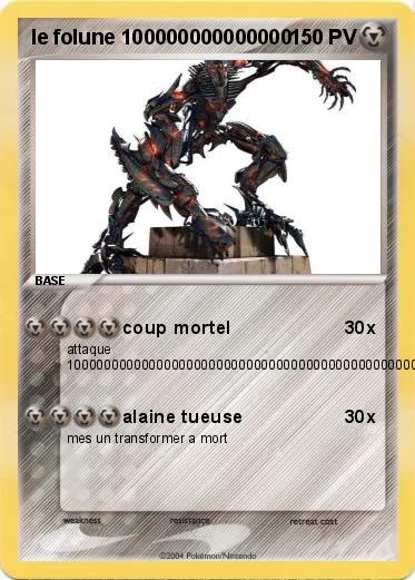 Pokemon le folune 100000000000000