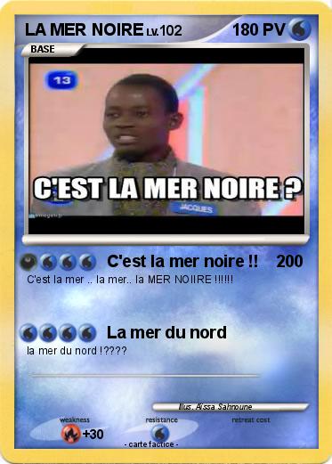 Pokemon LA MER NOIRE