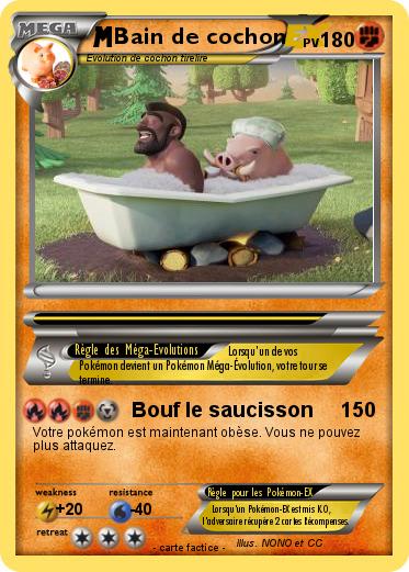 Pokemon Bain de cochon