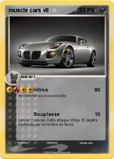 Pokemon muscle cars v8