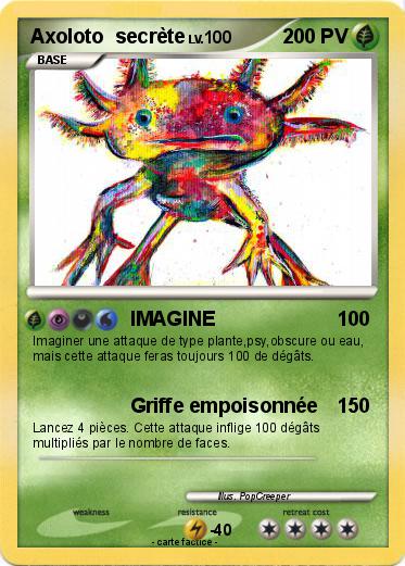 Pokemon Axoloto  secrète