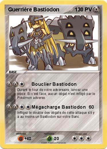 Pokemon Guerrière Bastiodon