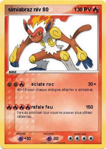 Pokemon simiabraz niv 80 