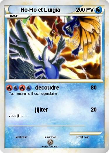 Pokemon Ho-Ho et Luigia