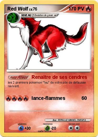 Pokemon Red Wolf