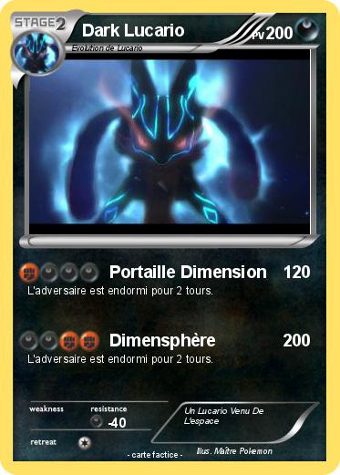 Pokemon Dark Lucario