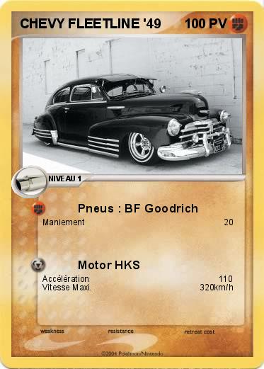 Pokemon CHEVY FLEETLINE '49