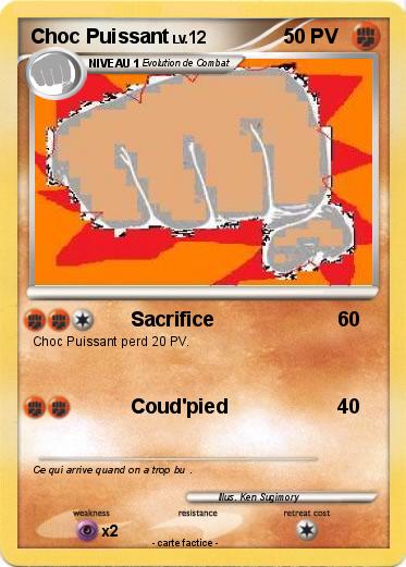 Pokemon Choc Puissant