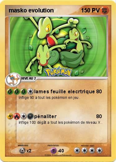 Pokemon masko evolution