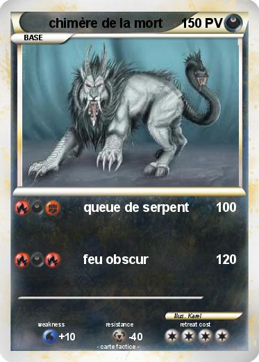 Pokemon chimère de la mort