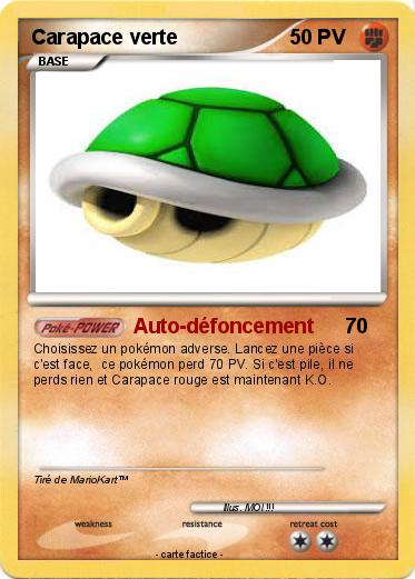 Pokemon Carapace verte