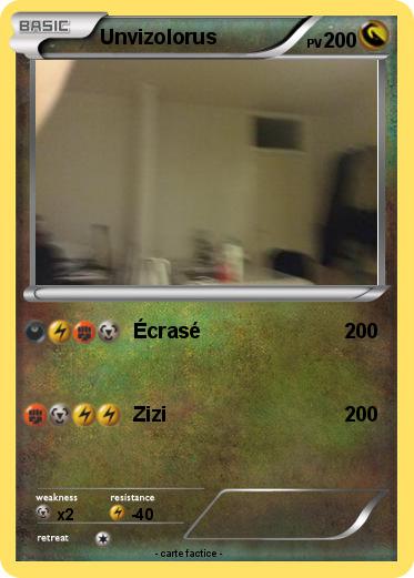 Pokemon Unvizolorus