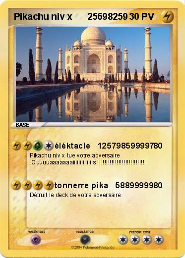 Pokemon Pikachu niv x      25698259