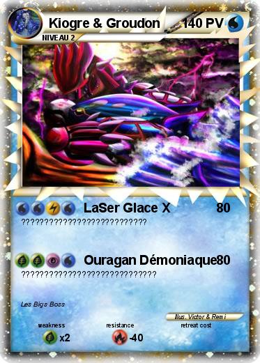 Pokemon Kiogre & Groudon