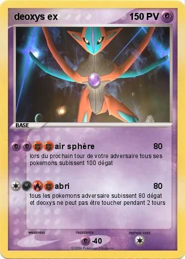 Pokemon deoxys ex