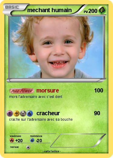 Pokemon mechant humain
