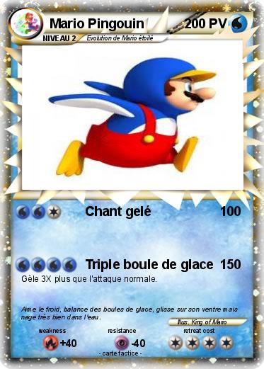 Pokemon Mario Pingouin