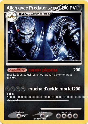 Pokemon Alien avec Predator