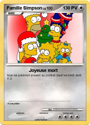 Pokemon Famille Simpson