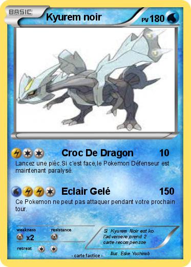 Pokemon Kyurem noir