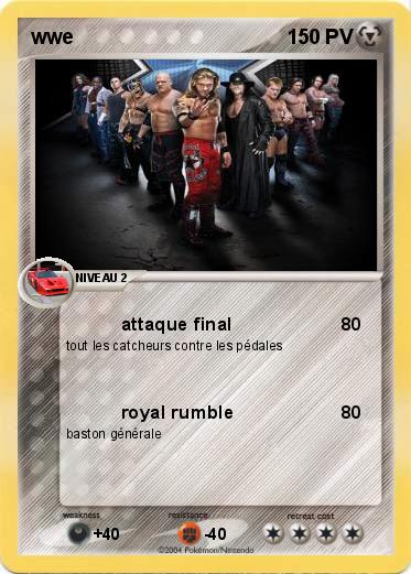 Pokemon wwe