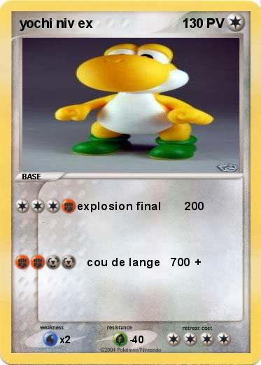 Pokemon yochi niv ex