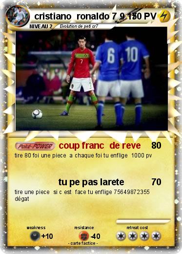 Pokemon cristiano  ronaldo 7 9 17