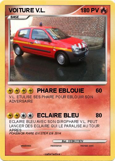 Pokemon VOITURE V.L.