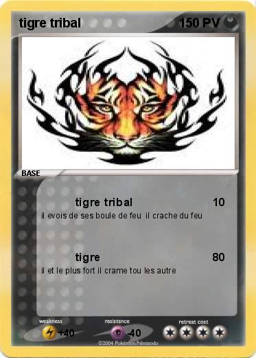Pokemon tigre tribal