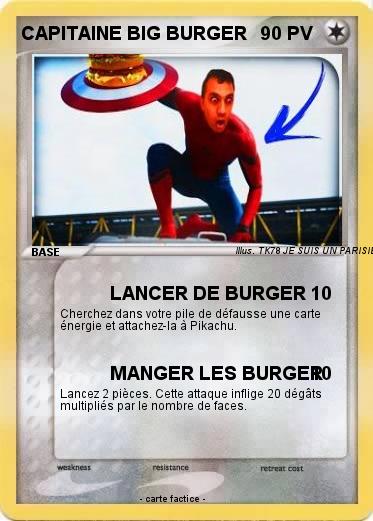 Pokemon CAPITAINE BIG BURGER