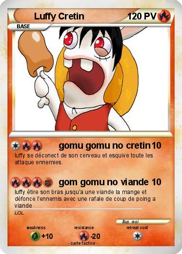 Pokemon Luffy Cretin