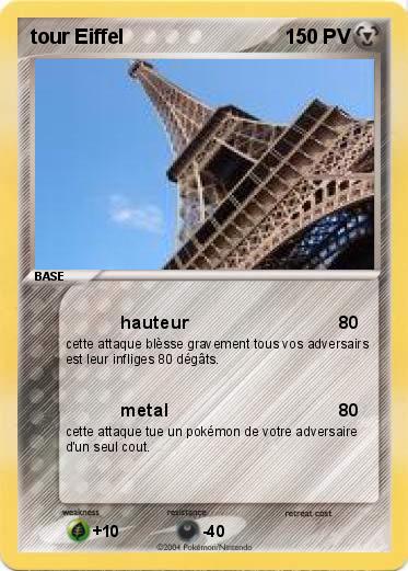 Pokemon tour Eiffel                         