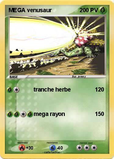 Pokemon MEGA venusaur