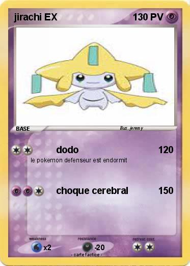 Pokemon jirachi EX